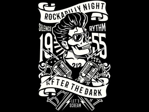 Rockabilly Night buy t shirt design Rockabilly Night buy t shirt design