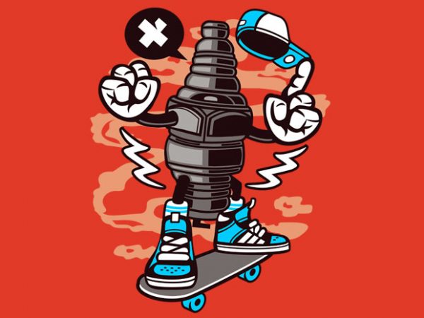 Sparkplug t shirt template vector Sparkplug t shirt template vector