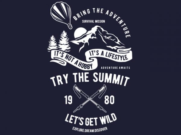Try The Summit buy t shirt design Try The Summit buy t shirt design