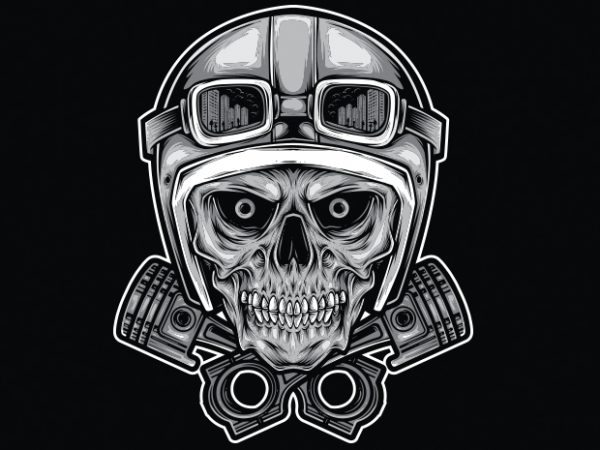 RIDER SKULL t shirt design online RIDER SKULL t shirt design online
