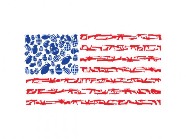 Weapon Flag t shirt design for sale Weapon Flag t shirt design for sale