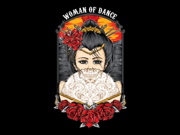 Geisha T-Shirt Design buy t shirt design Geisha T-Shirt Design buy t shirt design
