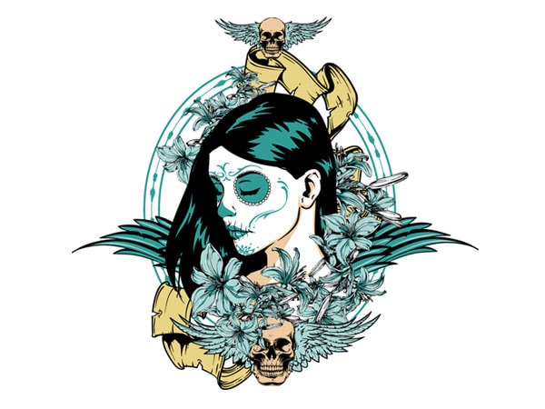 Muerte sagrada buy t shirt design Muerte sagrada buy t shirt design