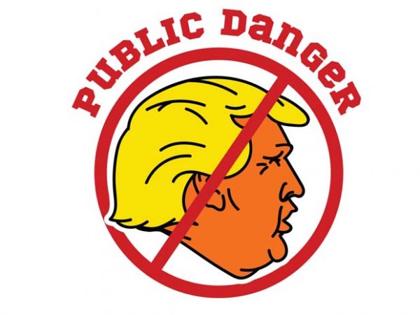 Public danger t shirt illustration Public danger t shirt illustration