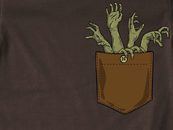 Zombie hands pocket buy t shirt design Zombie hands pocket buy t shirt design