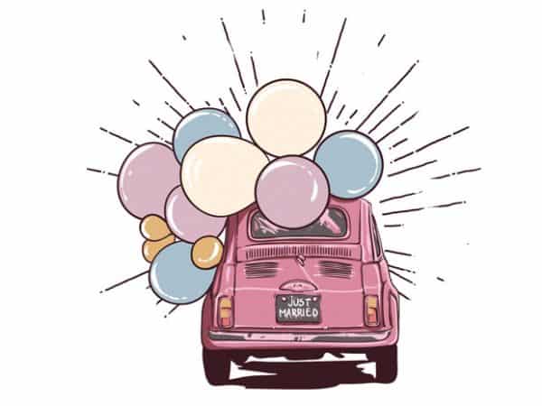 Just married vector clipart Just married vector clipart
